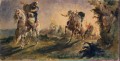 Delacroix Eugene ZZZ Jinetes árabes en misión de exploración